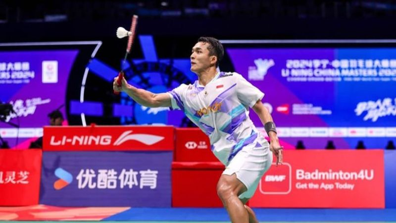 Pebulu tangkis tunggal putra Indonesia Jonatan Christie