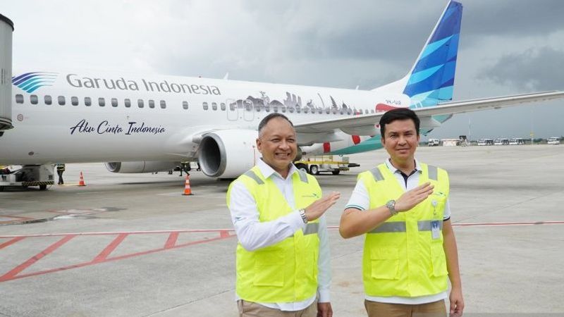 Direktur Utama Garuda Indonesia Wamildan Tsani Panjaitan