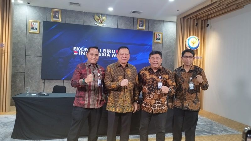 konferensi pers KKP di Gedung Mina Bahari IV