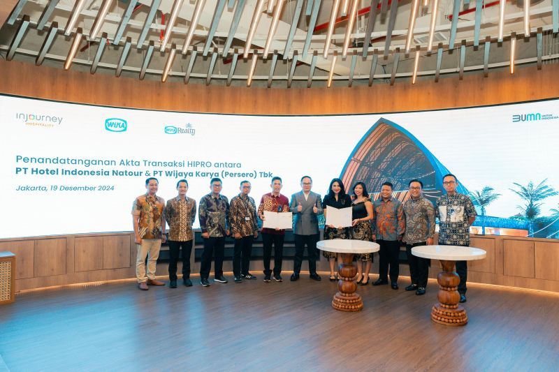 InJourney Hospitality melakukan transaksi share swap PT Wijaya Karya Realty (WIKA Realty)
