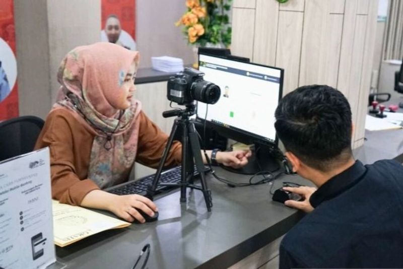 Ilustrasi layanan paspor Ditjen Imigrasi Kementerian Imipas