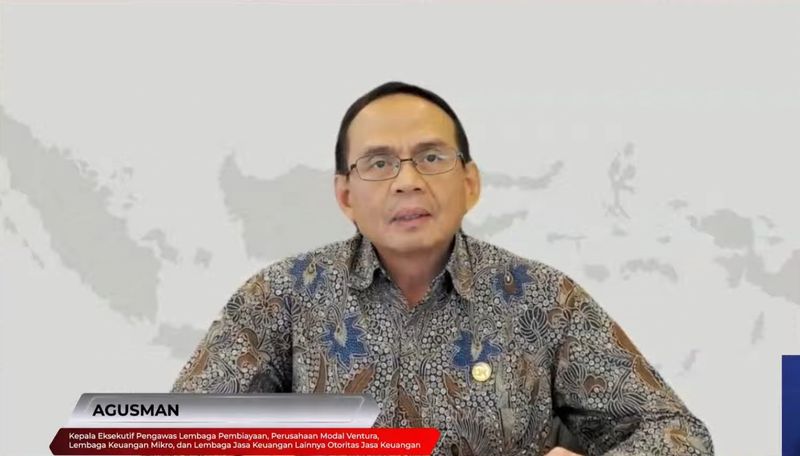 Kepala Eksekutif Pengawas Lembaga Pembiayaan dan Lembaga Jasa Keuangan Lainnya OJK, Agusman
