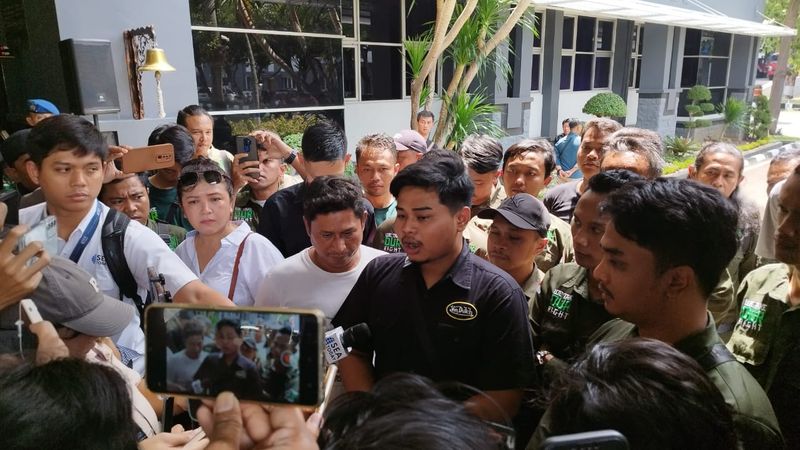 Anak korban kasus penembakan di KM 45 Tol Tangerang Banten, Agam Muhammad Nasrudin 