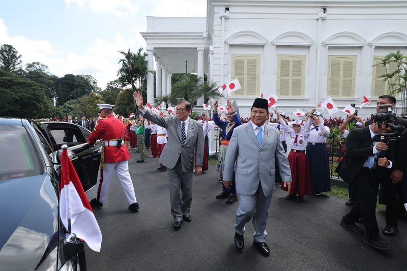 Presiden RI Prabowo Subianto menerima kunjungan resmi Perdana Menteri Jepang, Shigeru Ishiba