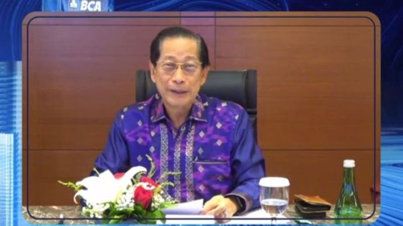 Presiden Direktur PT Bank Central Asia Tbk Jahja Setiaatmadja