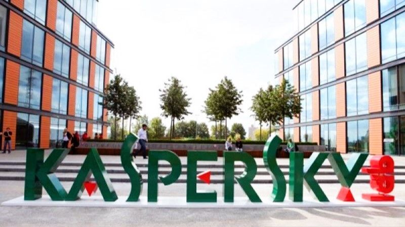 Logo Kaspersky di depan Lab Kaspersky