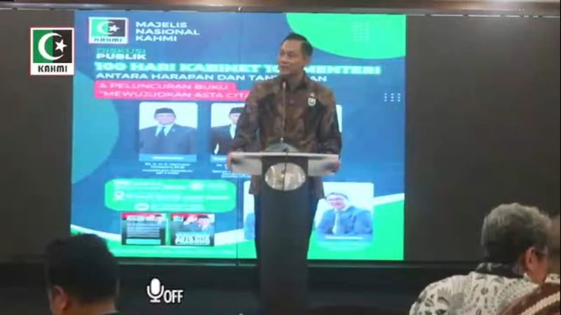 Menteri Koordinator Infrastruktur dan Pembangunan Agus Harimurti Yudhoyono (AHY)