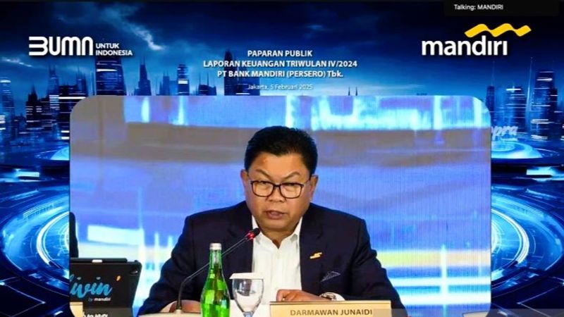 Direktur Utama Bank Mandiri Darmawan Junaidi