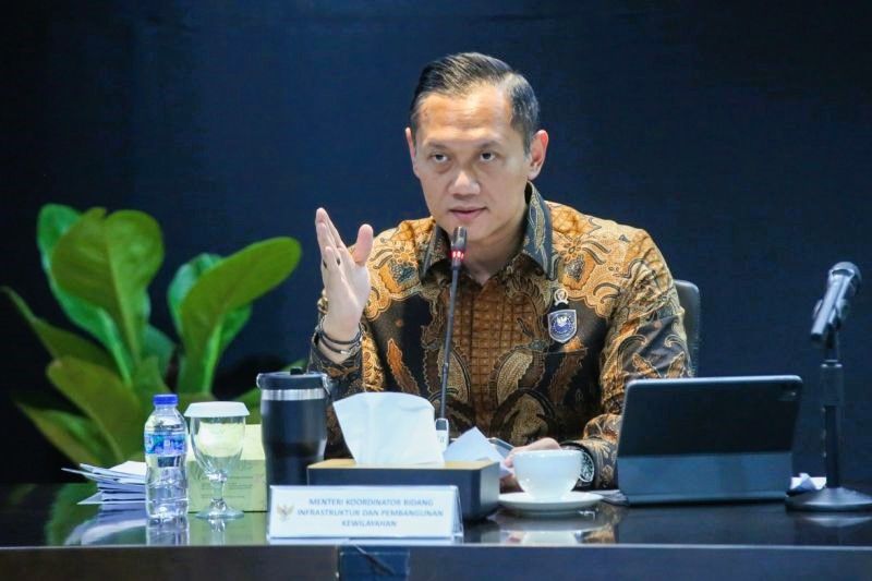 Menteri Koordinator Bidang Infrastruktur dan Pembangunan Kewilayahan Agus Harimurti Yudhoyono (AHY)
