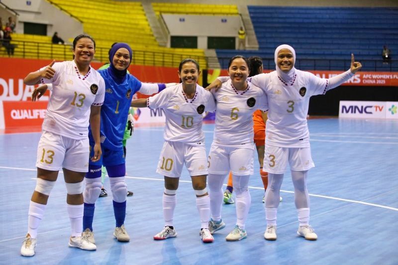 Pemain Timnas Futsal Putri Indonesia