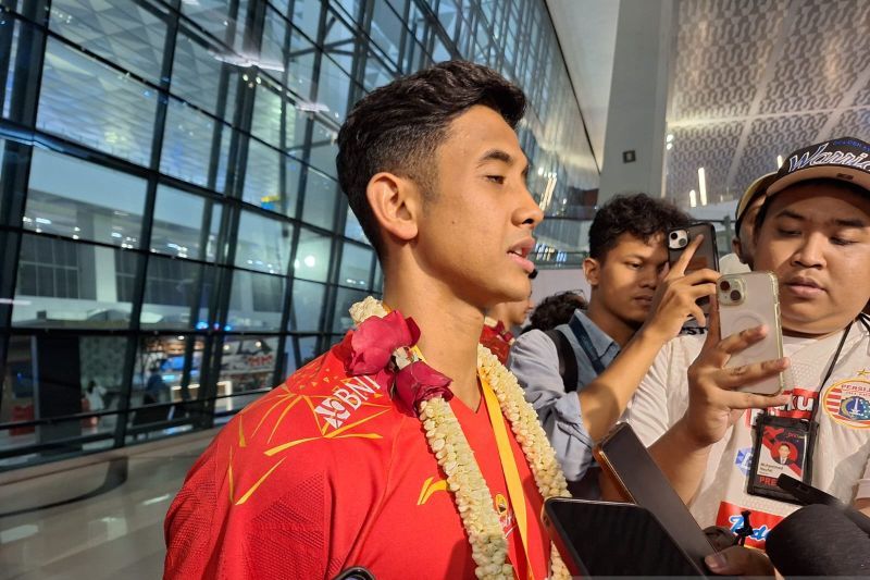 Pebulu tangkis tunggal putra Indonesia Alwi Farhan
