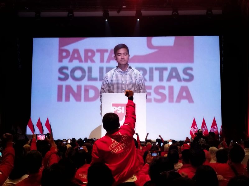 Ketua Umum PSI, Kaesang Pangarep