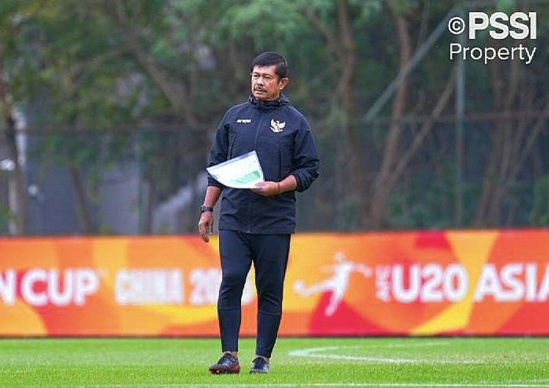 Pelatih tim nasional Indonesia U-20 Indra Sjafri