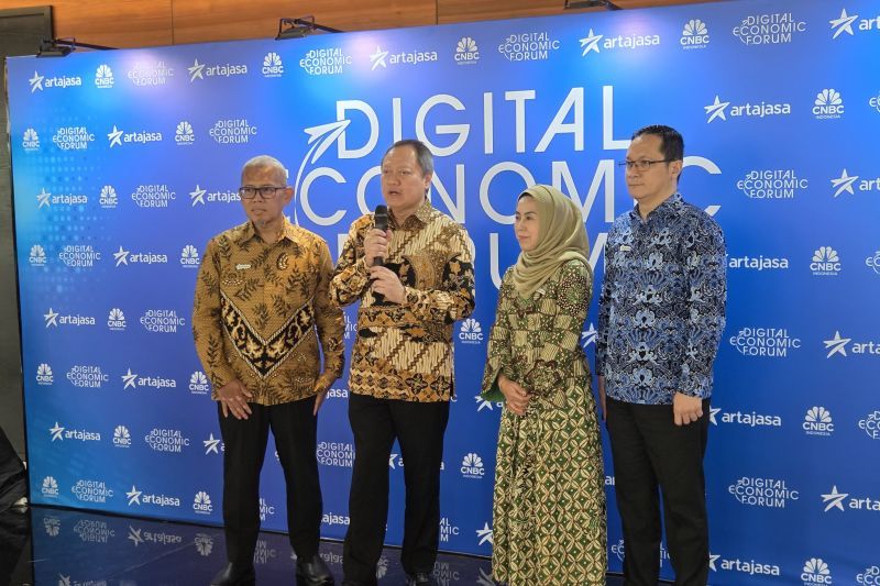 Konferensi pers Digital Economy Forum 2025