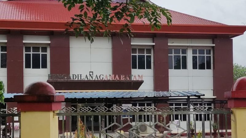Tampak depan Kantor Pengadilan Agama Batam di Sekupang