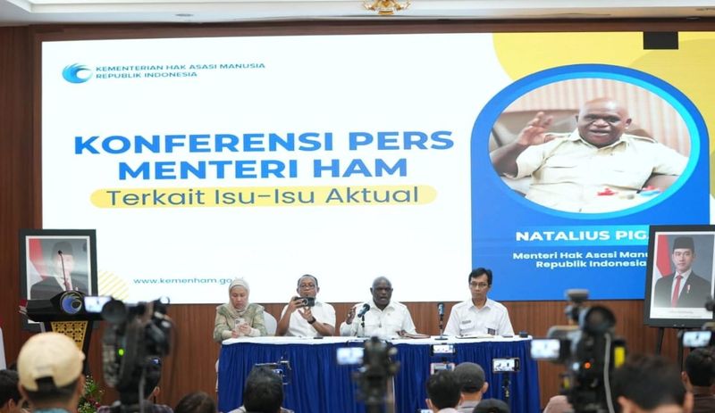 Menteri Hak Asasi Manusi (HAM) Natalius Pigai