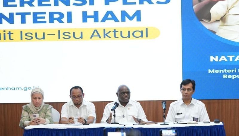 Menteri Hak Asasi Manusi (HAM) Natalius Pigai
