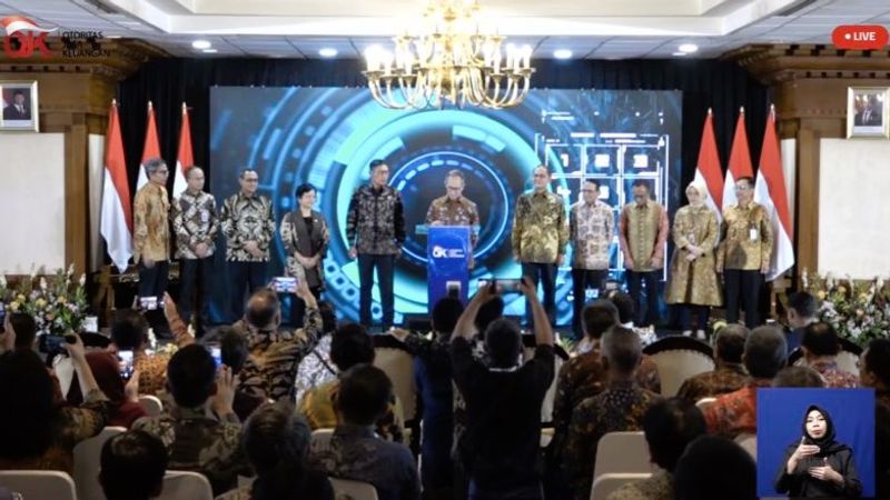 Kegiatan Peluncuran Portal Data dan Metadata Sektor Jasa Keuangan Terintegrasi  oleh OJK
