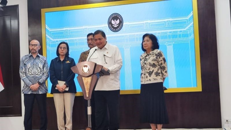 Menko bidang Perekonomian Airlangga Hartarto