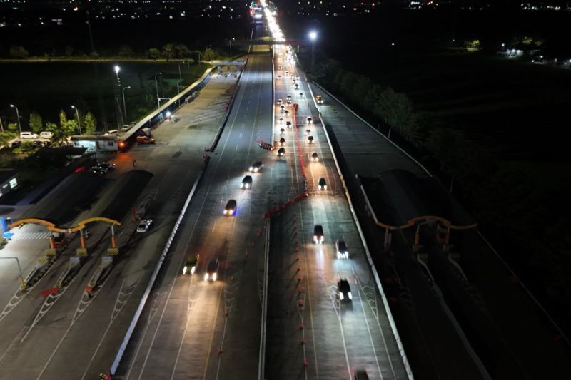One way arah Jakarta di Tol Cipali