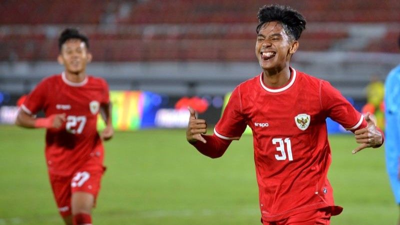 Pesepak bola Timnas Indonesia U-17 Evandra Florasta