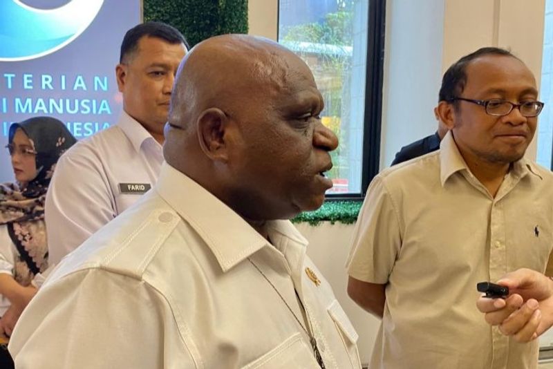 Menteri Hak Asasi Manusia Natalius Pigai