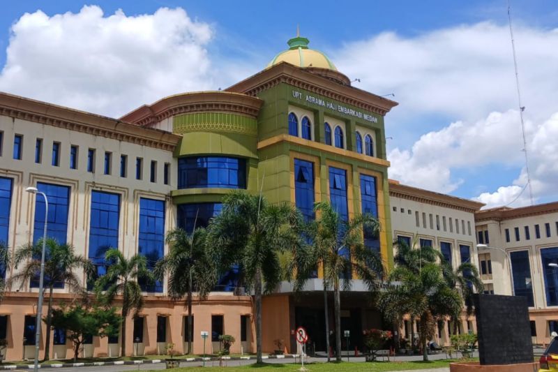 Penampakan Asrama Haji Medan