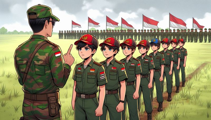 100525-Anak di Barak Militer
