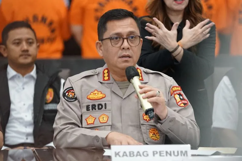 Kabag Penum Divhumas Polri Kombes Pol. Erdi A. Chaniago