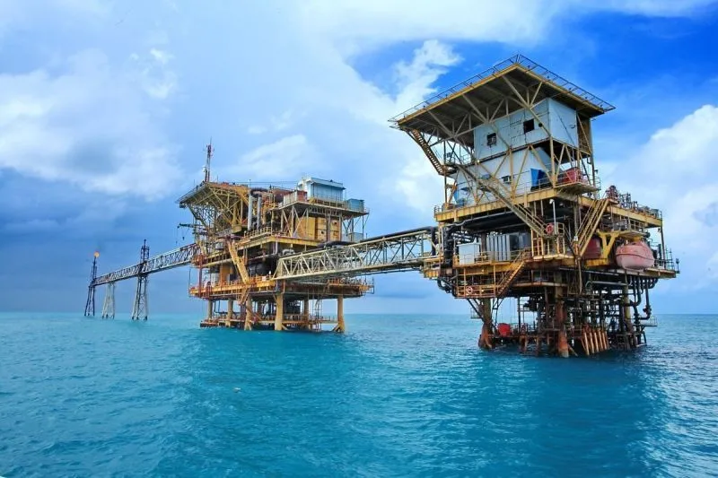 Anjungan lepas pantai PT Pertamina Hulu Energi (PHE)