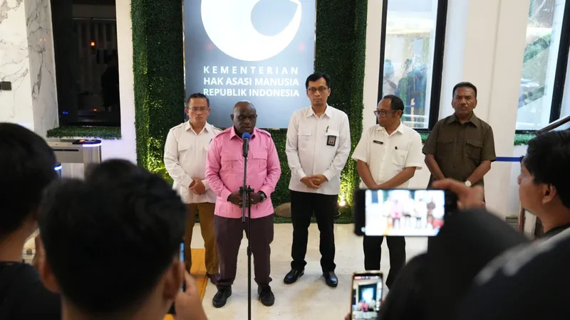 Menteri Hak Asasi Manusia (HAM) Natalius Pigai