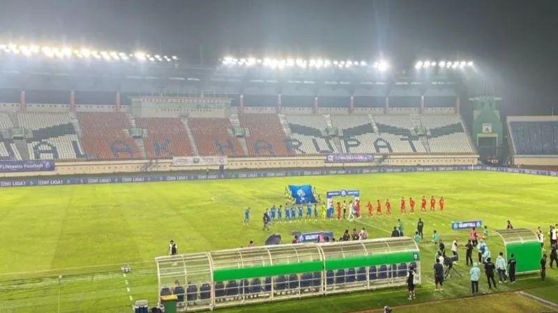 Pertandingan Persib Bandung di Liga 1 yang digelar di Stadion Si Jalak Harupat