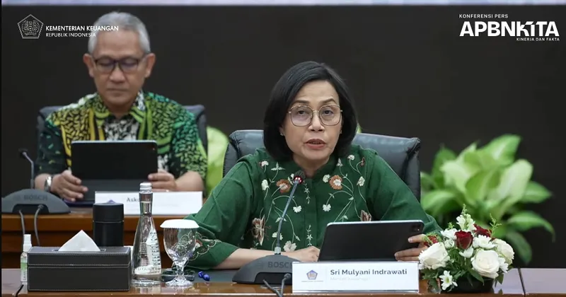 Konferensi Pers APBN KiTA di Kementerian Keuangan