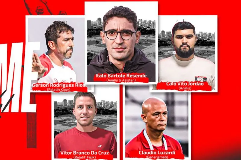 Dokumentasi lima asisten pelatih baru Persija Jakarta