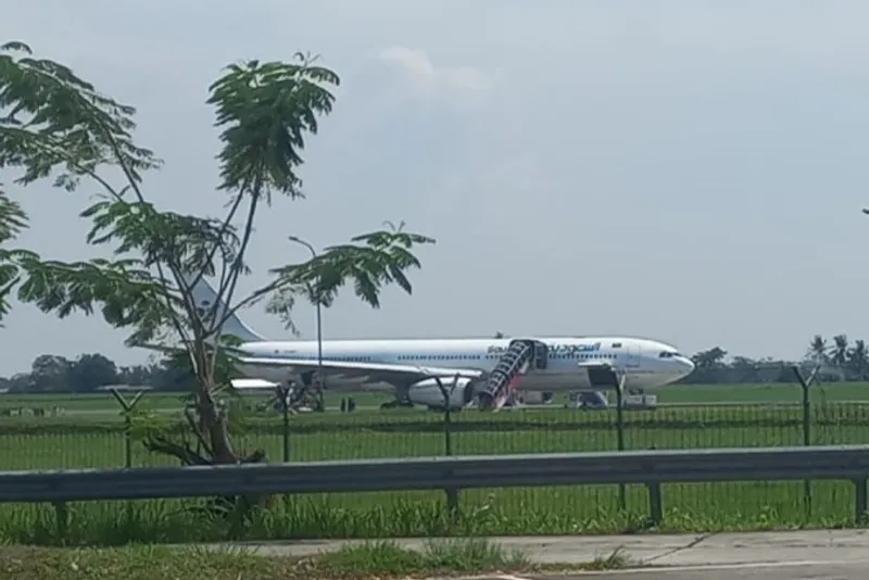 Pesawat Saudia Arabia SVA-5688 mendapat ancaman bom