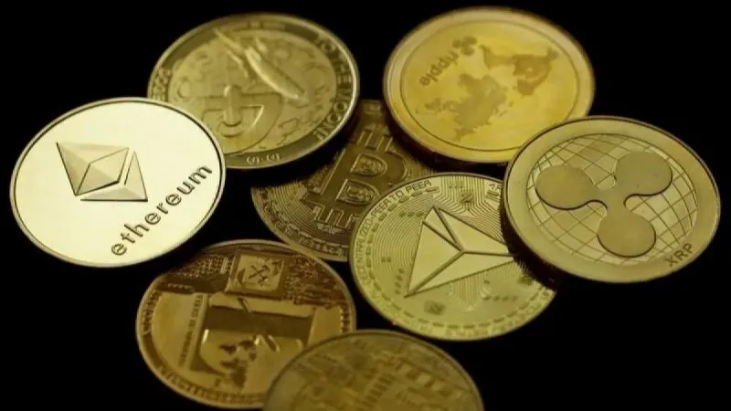 Representasi aneka mata uang kripto