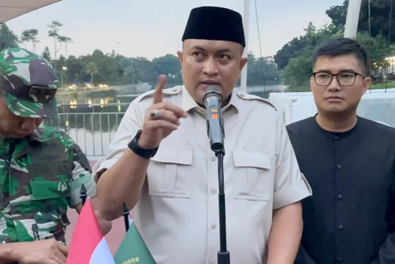 Bupati Bogor Rudy Susmanto di Cibinong