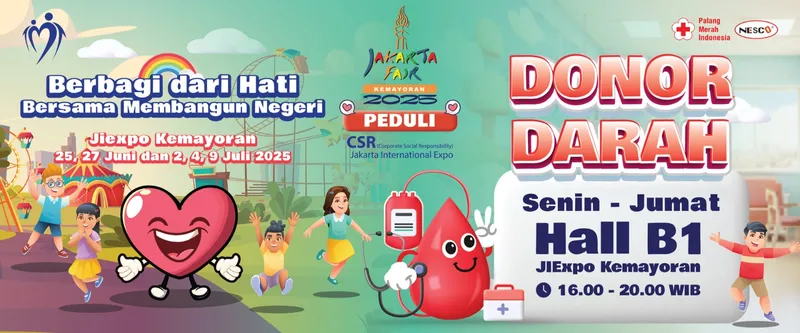 Jakarta Fair gelar donor darah