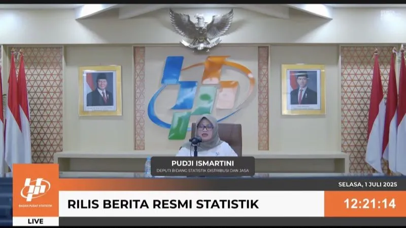 Deputi Statistik Bidang Distribusi dan Jasa BPS Pudji Ismartini 