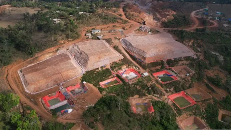 Lokasi tambang emas ilegal yang diduga dikelola TKA China di kawasan IUP PT Indotan di Sekotong