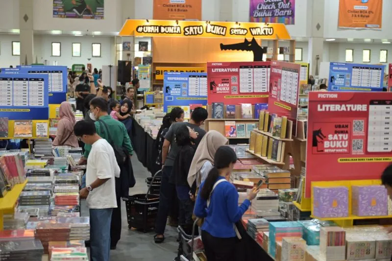 Bazar buku internasional BBW Jogja 2025