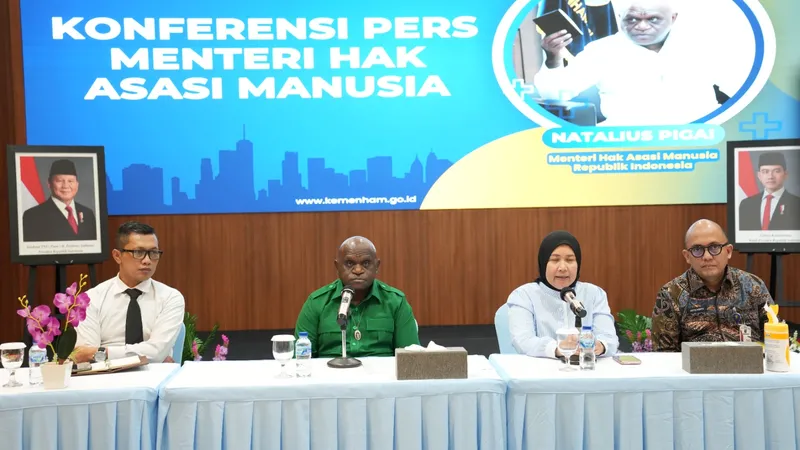 Menteri Hak Asasi Manusia (HAM) Natalius Pigai