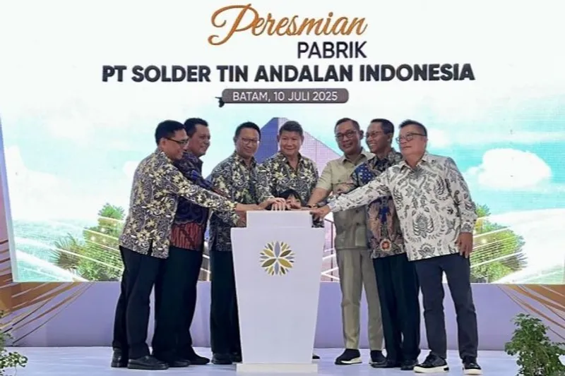 Peresmian pabrik solder ramah lingkungan pertama di Indonesia di Kota Batam