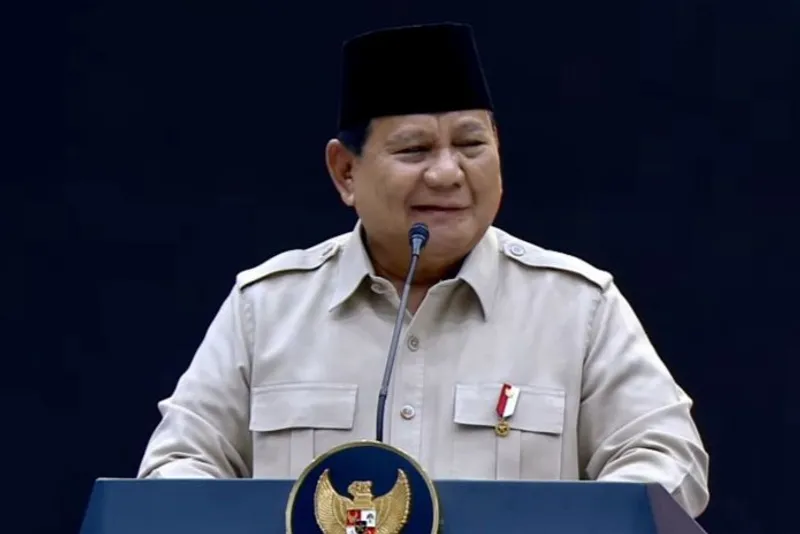 Presiden RI Prabowo Subianto