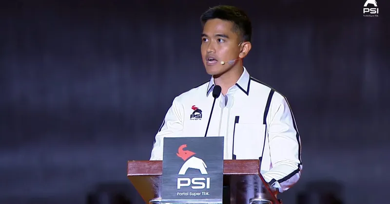 Ketua Umum Partai Solidaritas Indonesia (PSI) Kaesang Pangarep 
