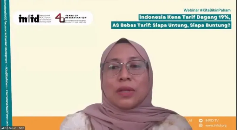 Direktur Eksekutif International NGO Forum on Indonesian Development (INFID), Siti Khoirun Ni’mah