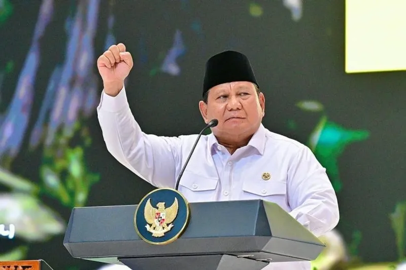 Presiden Prabowo Subianto Presiden Prabowo Subianto berpidato dalam acara puncak peringatan Hari Lahir (Harlah) Ke27 PKB di Jakarta, Rabu (23/7/2025). ANTARA/HO-BPMI Sekretariat Presiden.