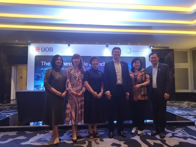Konferensi pers peluncuran The Business Circle oleh UOB Indonesia