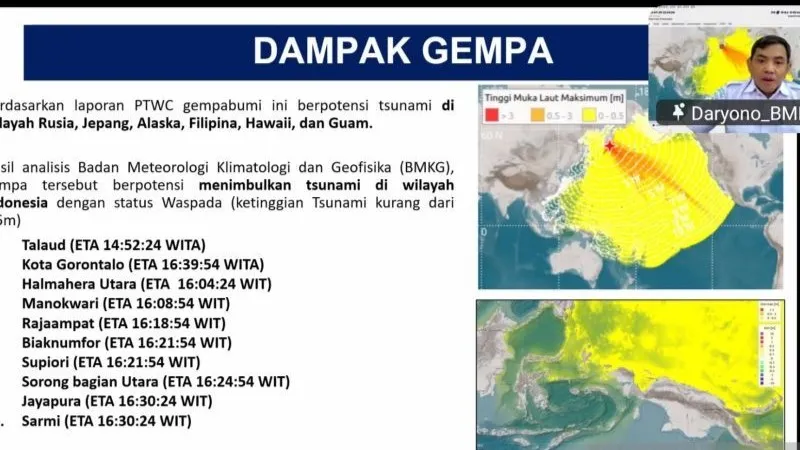 Direktur Gempa Bumi dan Tsunami BMKG Daryono 
