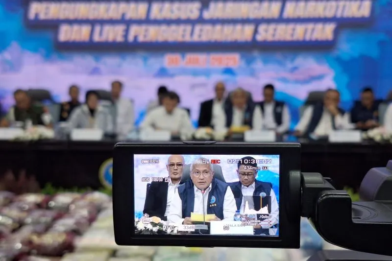 Kepala Badan Narkotika Nasional (BNN) Komisaris Jenderal Polisi Marthinus Hukom